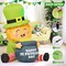 GOOSH 5 FT St Patricks Day Inflatables Giant Leprechaun with Gold Coin Pot with Built-in LEDs